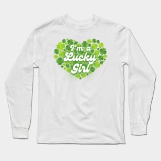 I'm a Lucky Girl! #13 Long Sleeve T-Shirt